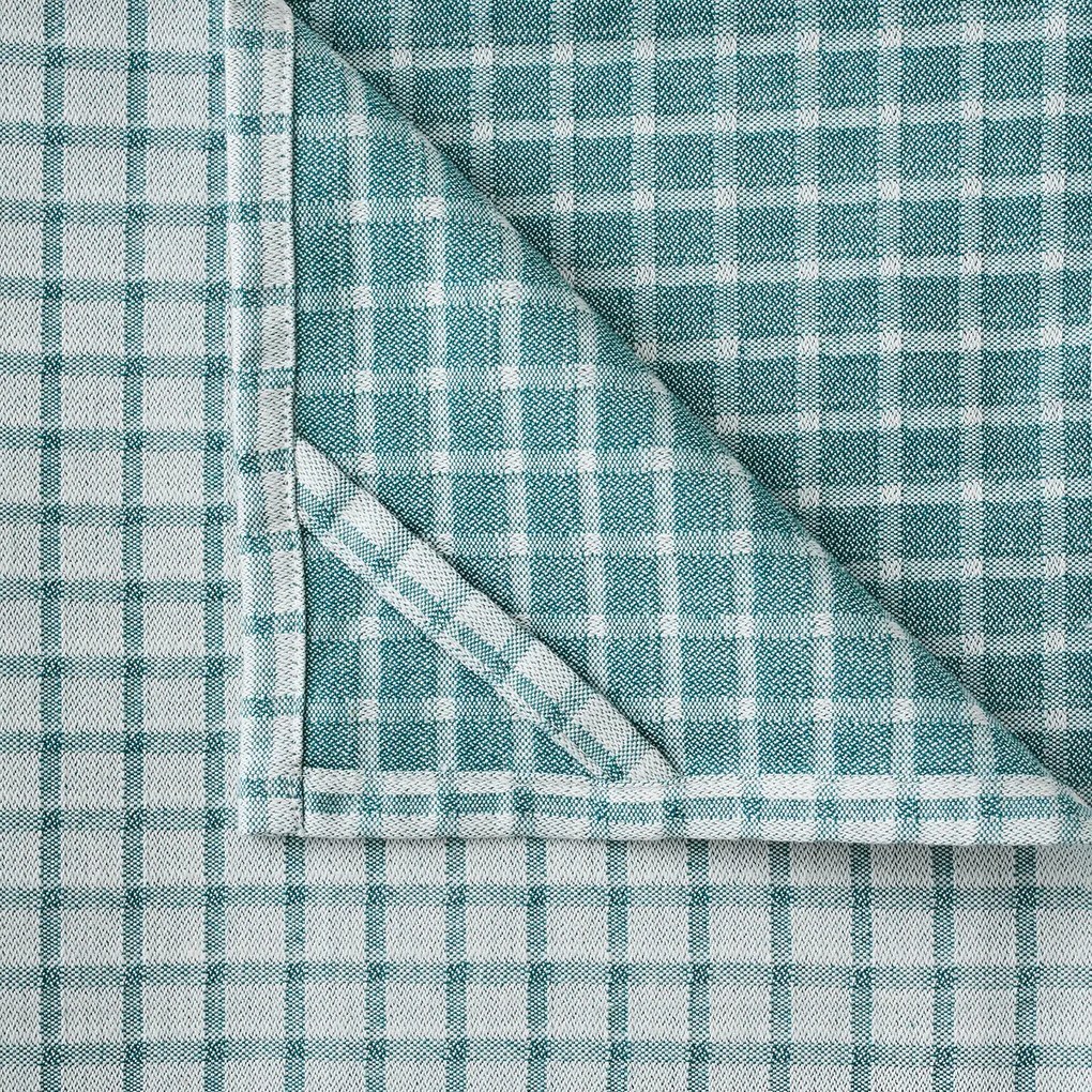 Set van 2 geruite theedoeken in katoen