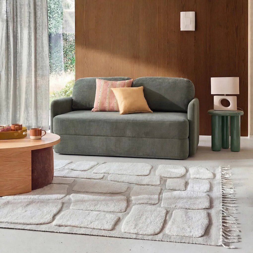 2-zits ribfluwelen slaapbank, Haley