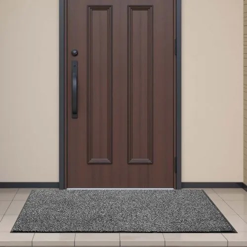 VEVOR Dirt Trapper Mat, 1524 x 914 mm, binnen- en buitendeurmat, PVC-achterkant, wasbaar entreemat voor hal, entree, keuken, balkon, garage, grijs