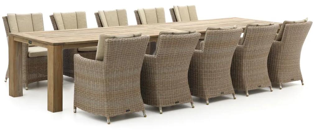 Intenso Adriano/ROUGH-X 400cm dining tuinset 11-delig