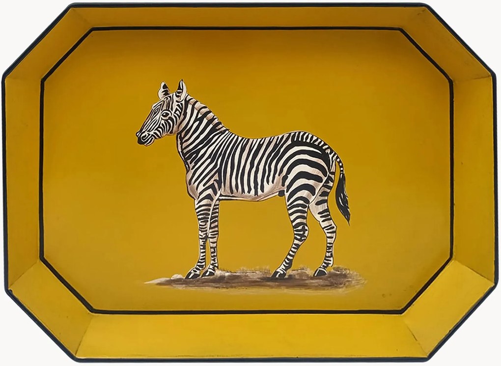 Handbeschilderd decoratief dienblad Flora