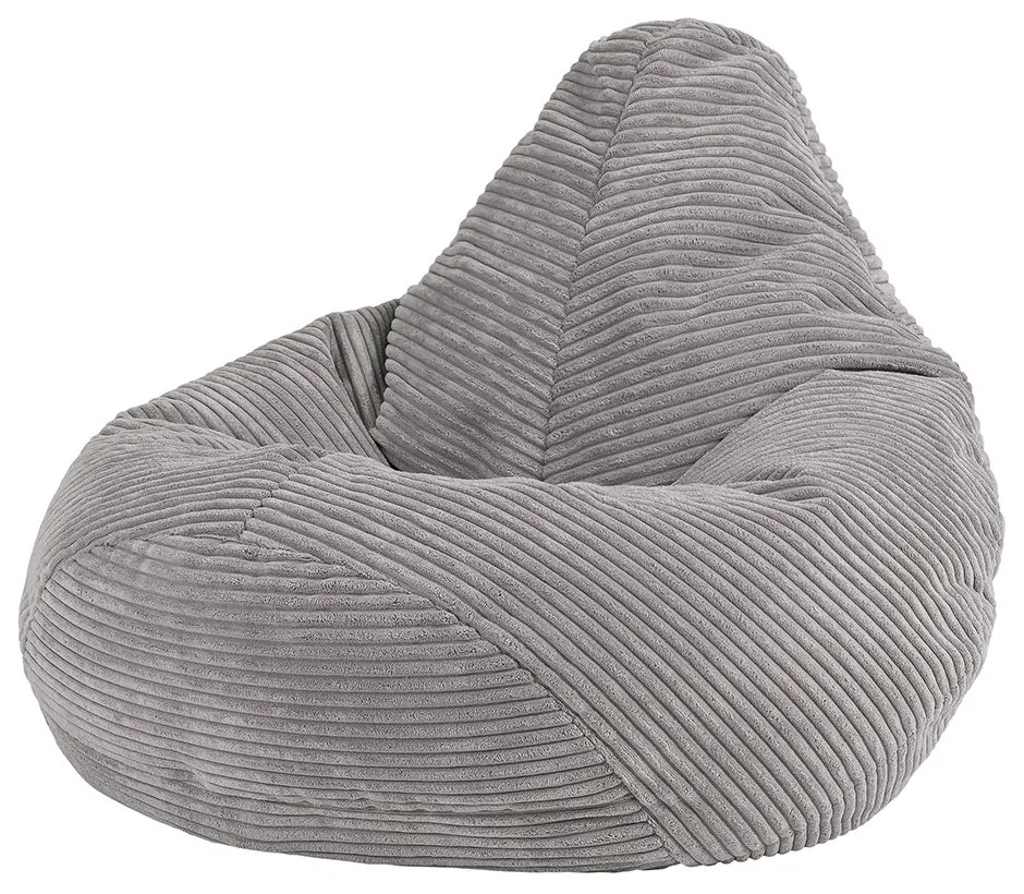 Chillz Kinder Zitzak Corduroy - Lichtgrijs