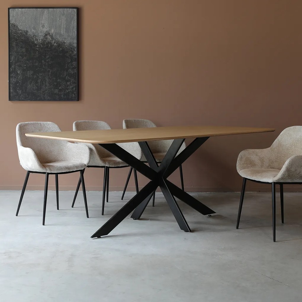 Eettafel Deens Ovaal Eiken