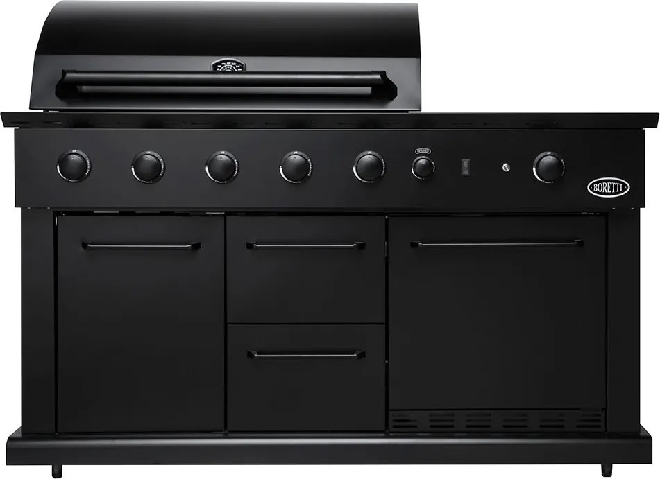 Boretti Luciano Nero buitenkeuken incl. beschermhoes