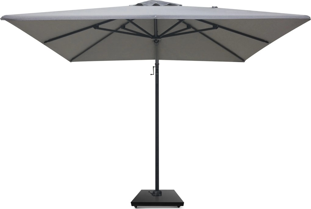 Zweefparasol  2.6x3.5m Concrete (excl. voet) Grijs-antraciet Camello Luna