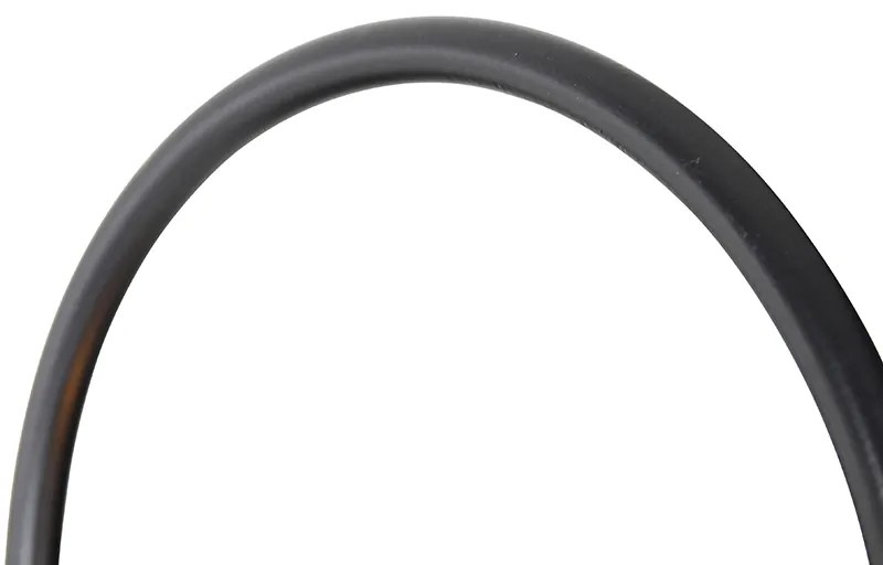 Oosterse wandlamp zwart met goud - Vadi