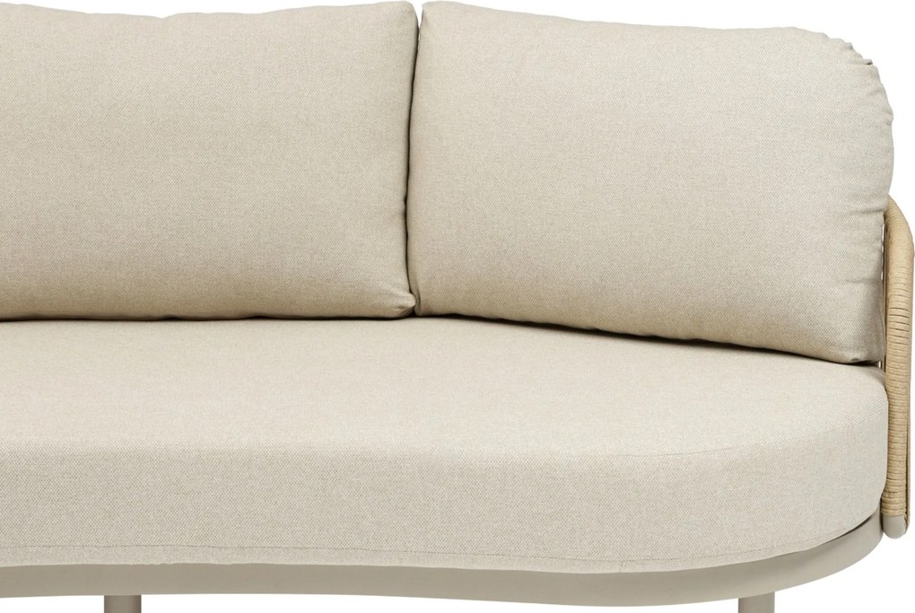 Stoel en Bank Loungeset 5 personen Rope Zand/Beige Coco Amici/Tivano