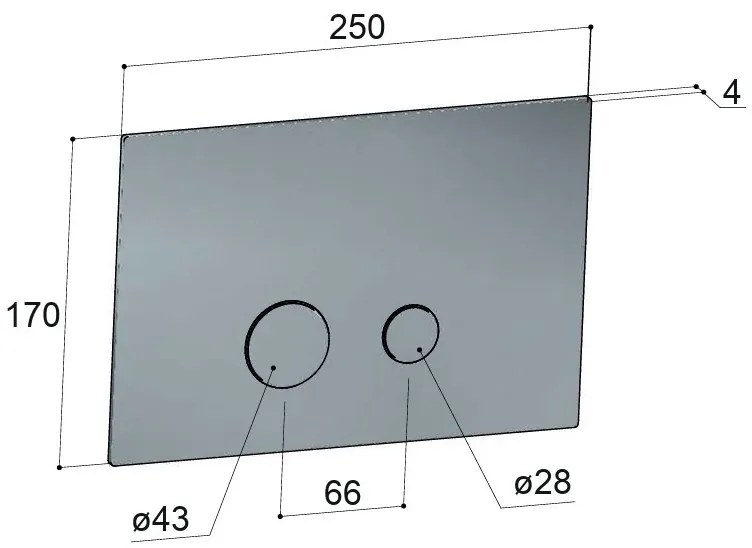 Hotbath Cobber drukplaat voor UP320/UP720 verouderd messing