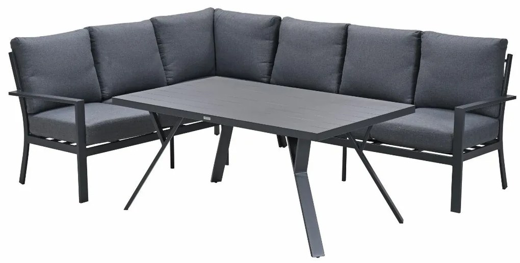 Garden Impressions Senja lounge dining set 3-delig links - mystic grey