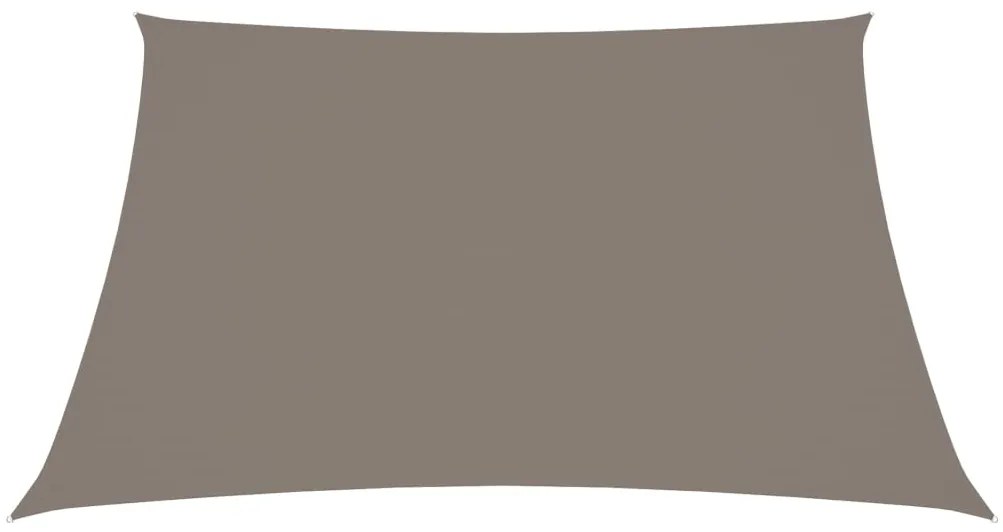 vidaXL Zonnescherm vierkant 2x2 m oxford stof taupe