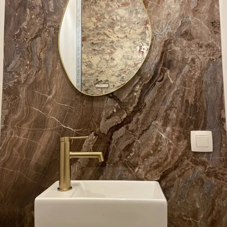 PVC Marmer Wandpaneel Onyx Koper 260x122x0,3cm
