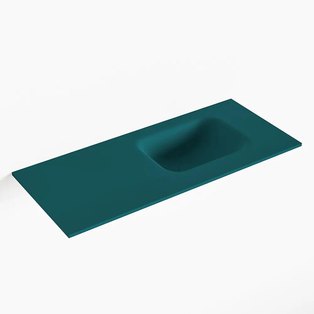 MONDIAZ LEX Smag solid surface inleg wastafel voor toiletmeubel 70cm. Positie wasbak rechts