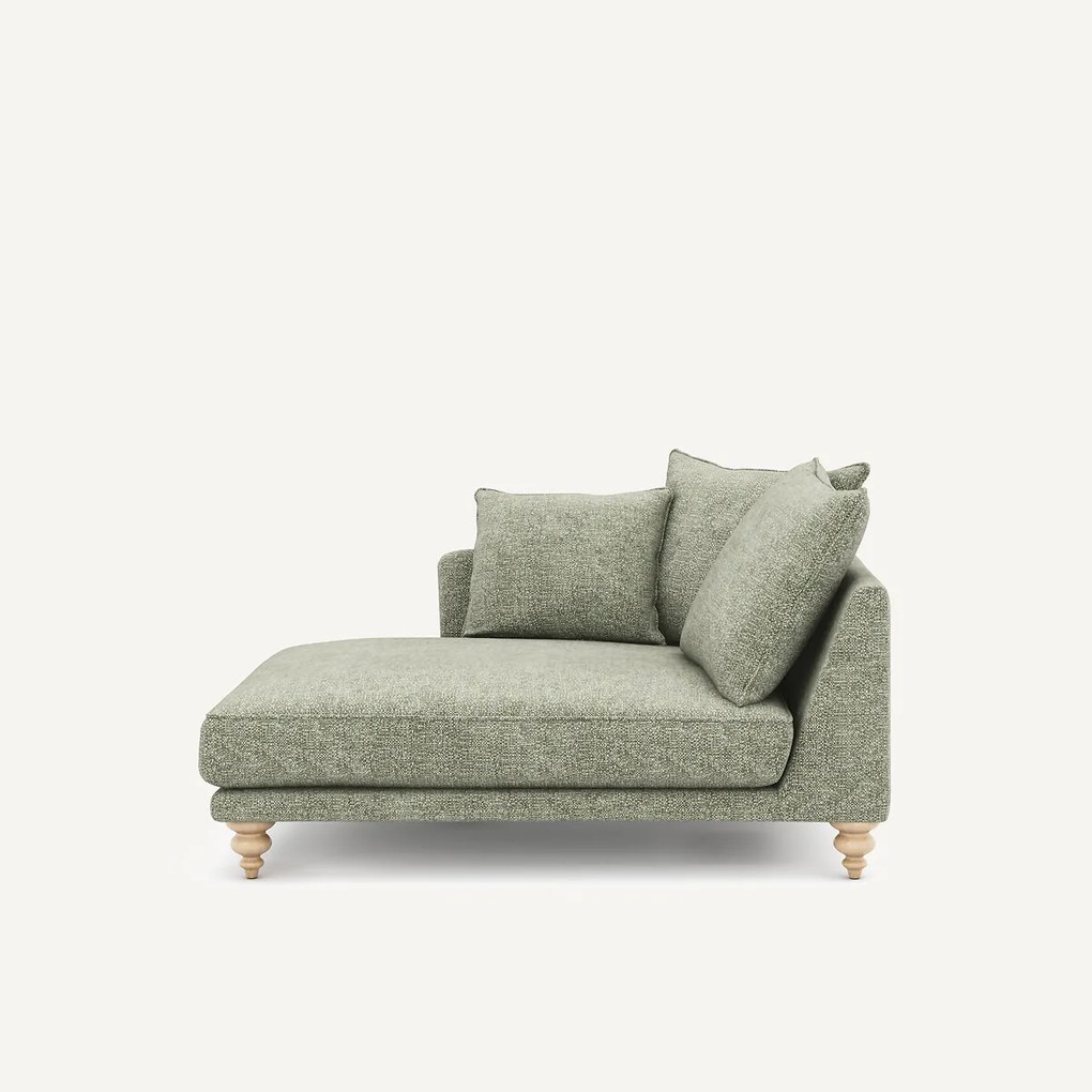 Chaise longue van katoen Lazare