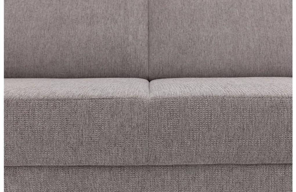 Goossens Basic Hoekbank Helsinki Incl. Hoofdsteun bruin, stof, 2-zits, modern design met ligelement rechts