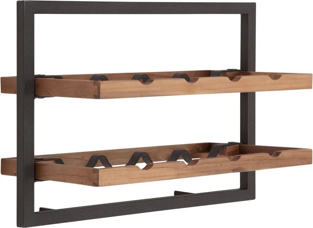 DTP Home Shelfmate & Winemate Natural 7-delig Wijn-wandrek 130x115cm - 130x25x115cm.