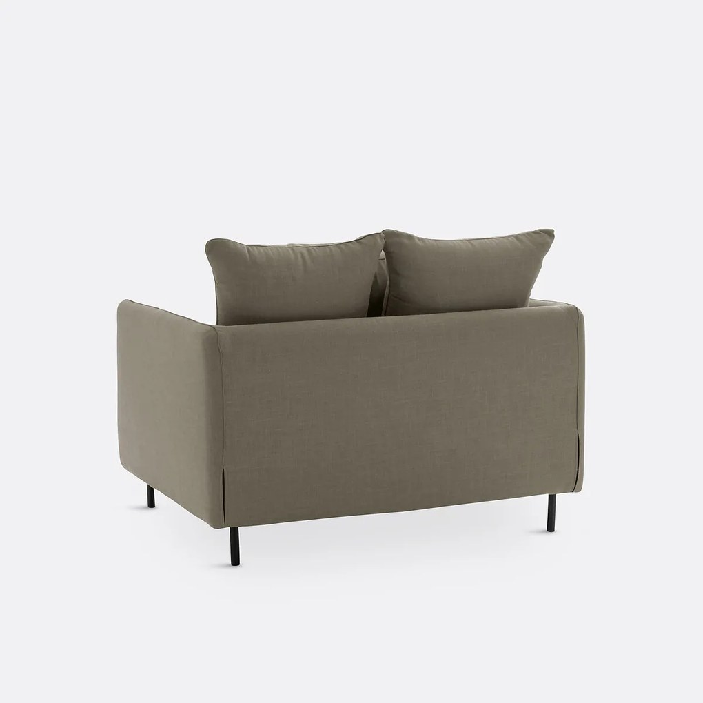 Fauteuil XL linnen/viscose, Ivete