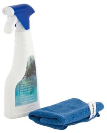 Geberit AquaClean reinigingsmiddelset: reinigingsmiddel en reinigingsdoek 242547001