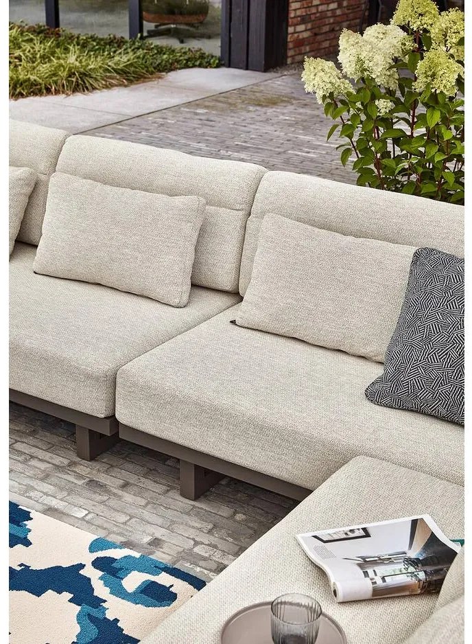 Goossens Lounge Chair Santorini, Set met gestoffeerde arm
