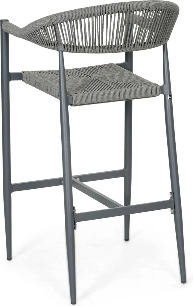 Barset 4 personen 150 cm Rope Grijs De Laan Projects