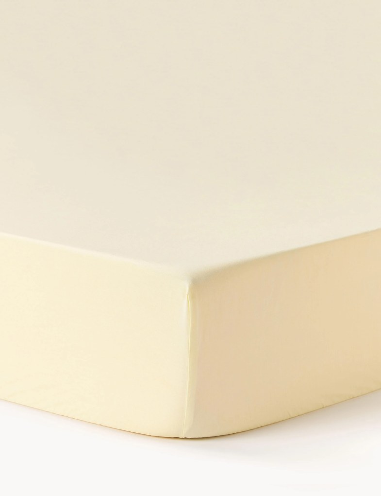 Topper hoeslaken Elsie, katoen perkal