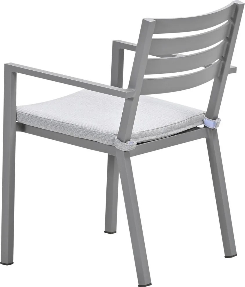 Garden Impressions Amarillo tuinstoel taupe - 2 stuks