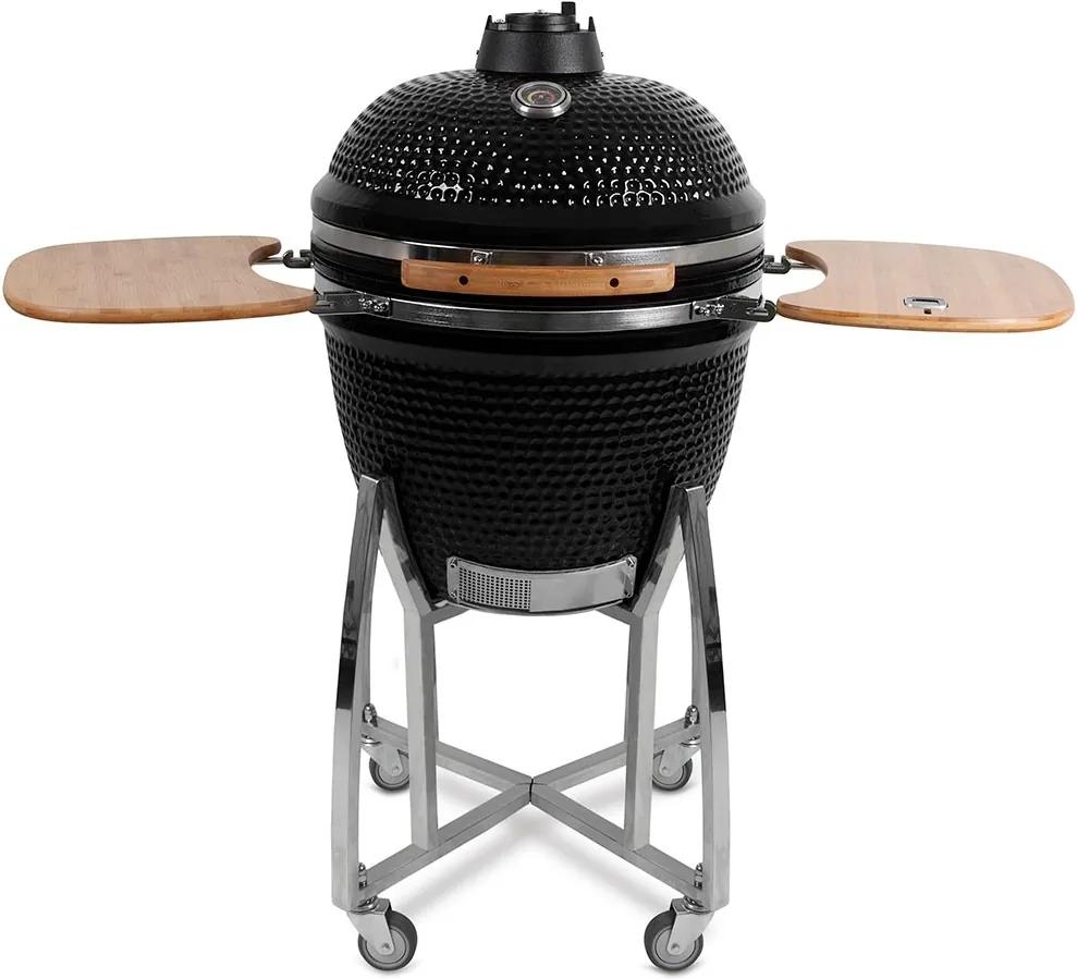 Patton Kamado Grill 23.5 inch houtsoolbarbecue zwart