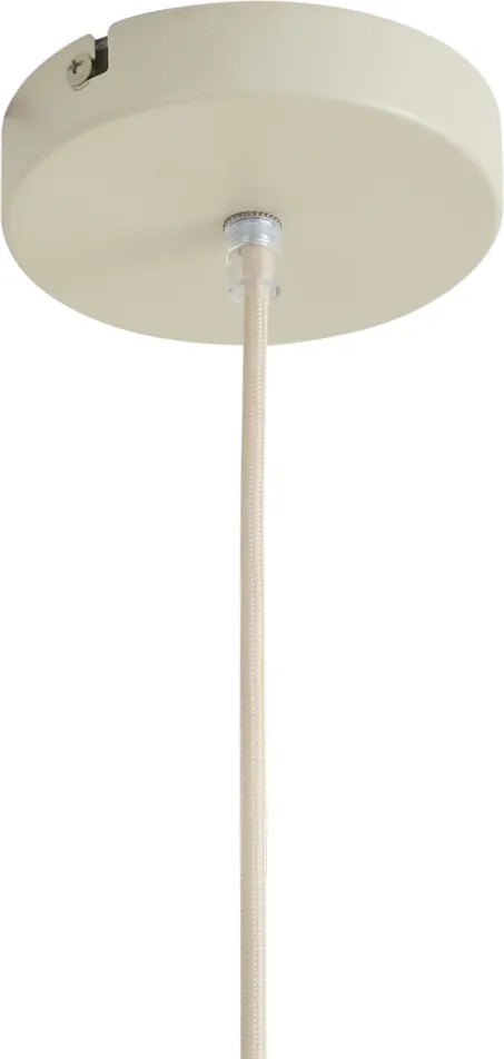 Japandi hanglamp beige organisch 65cm - Hat