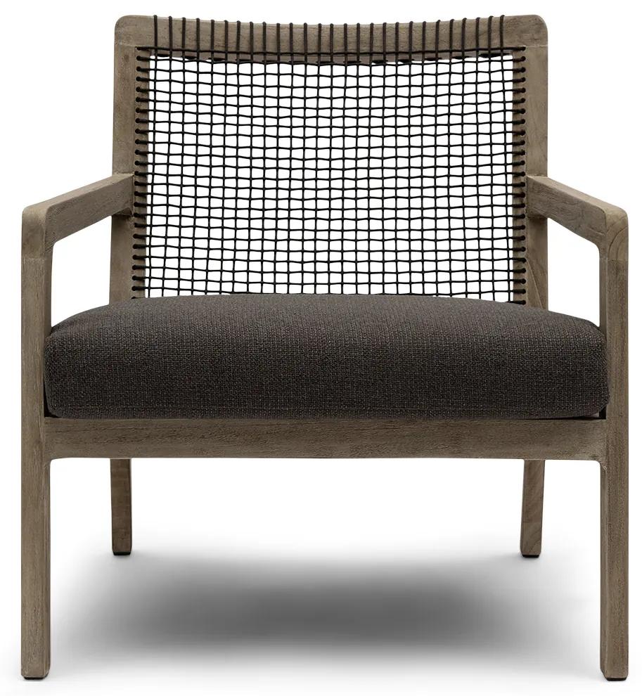 Rivièra Maison - The Boardwalk Outdoor Armchair incl Cushion - Kleur: bruin