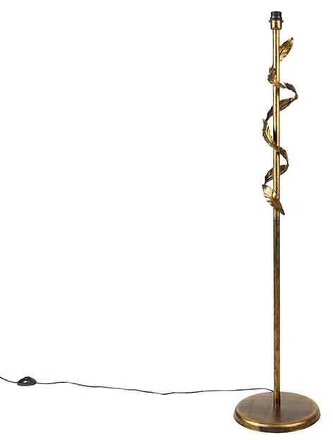 Vintage vloerlamp antiek goud 29 cm - Linden Klassiek / Antiek Binnenverlichting Lamp