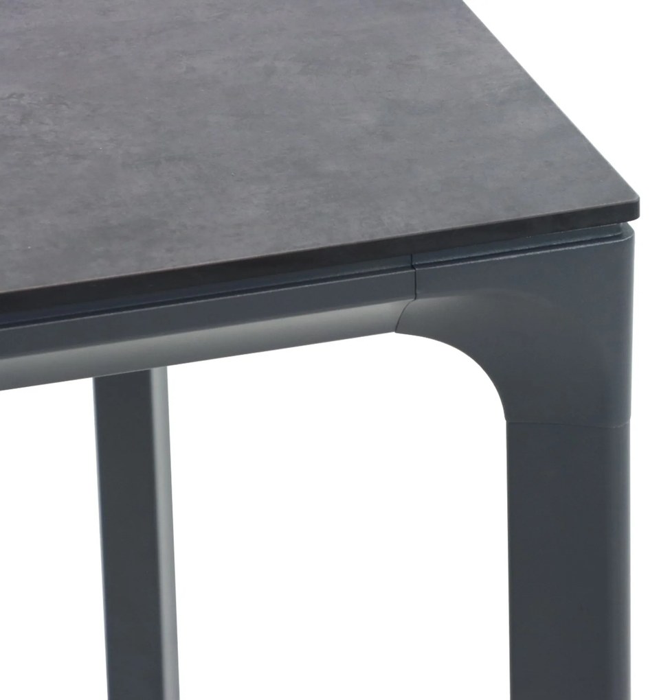 Tuinset 4 personen 90 cm Aluminium/textileen Grijs Lifestyle Garden Furniture Rome/Cesar