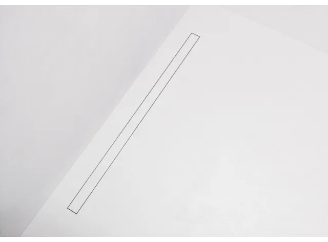 Easy Drain Modulo TAF low douchegoot - 80x6.7cm - met vloerflens - Waterslot: 30mm- RVS geborsteld EDM1TAFLT800-30