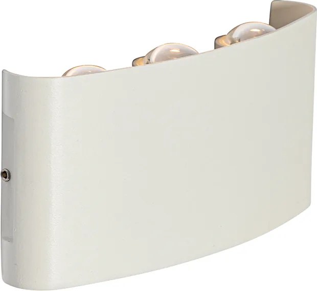 Buiten wandlamp wit incl. LED 6-lichts IP54 - Silly