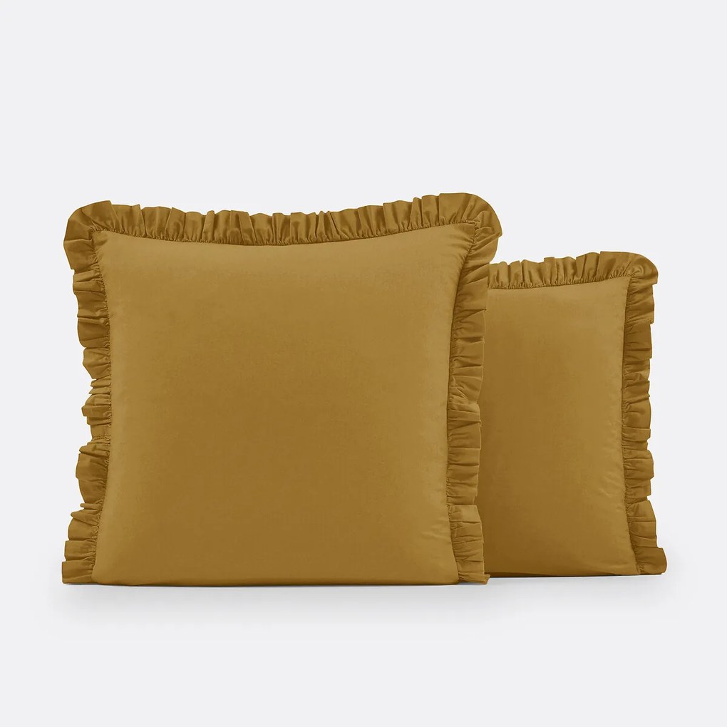 Kussensloop met volant in gewassen katoen, Scenario