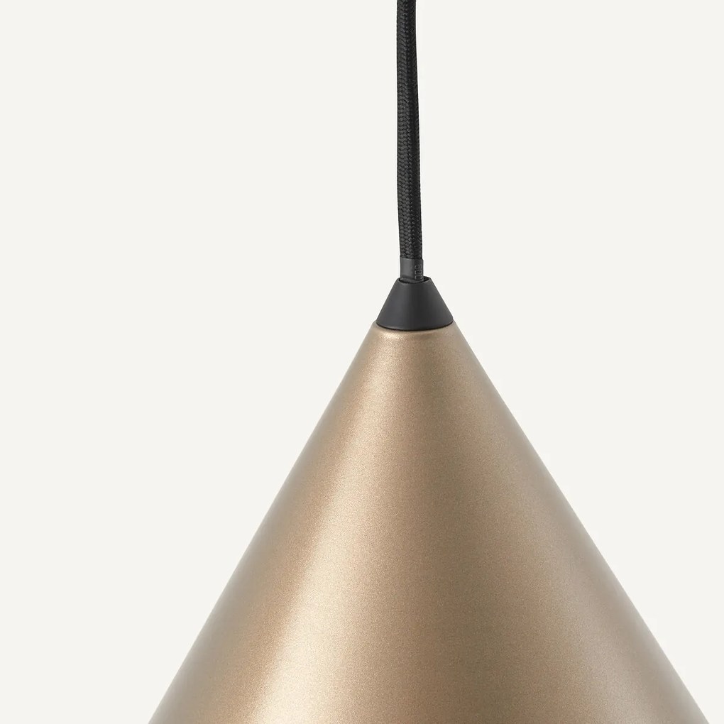 Conische hanglamp diam 30 cm, Moke