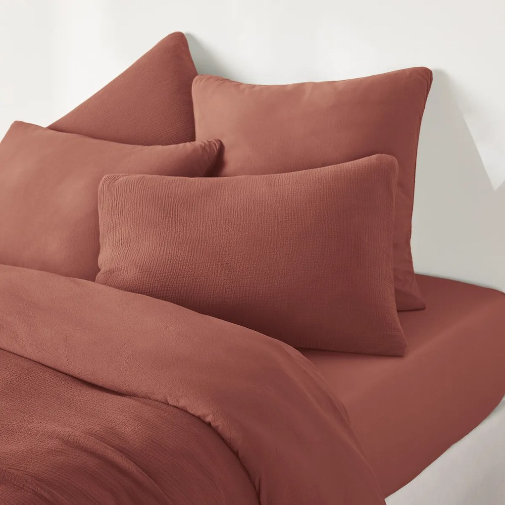 Kussenhoes, katoen gaas/gewassen katoen, KUMCO