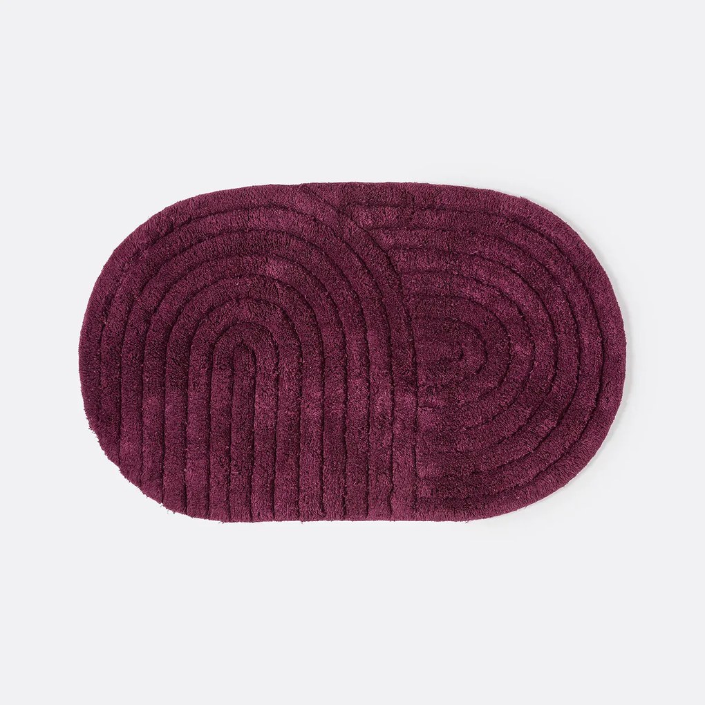 Badmat, in gerecycled katoen, getuft, Simeas