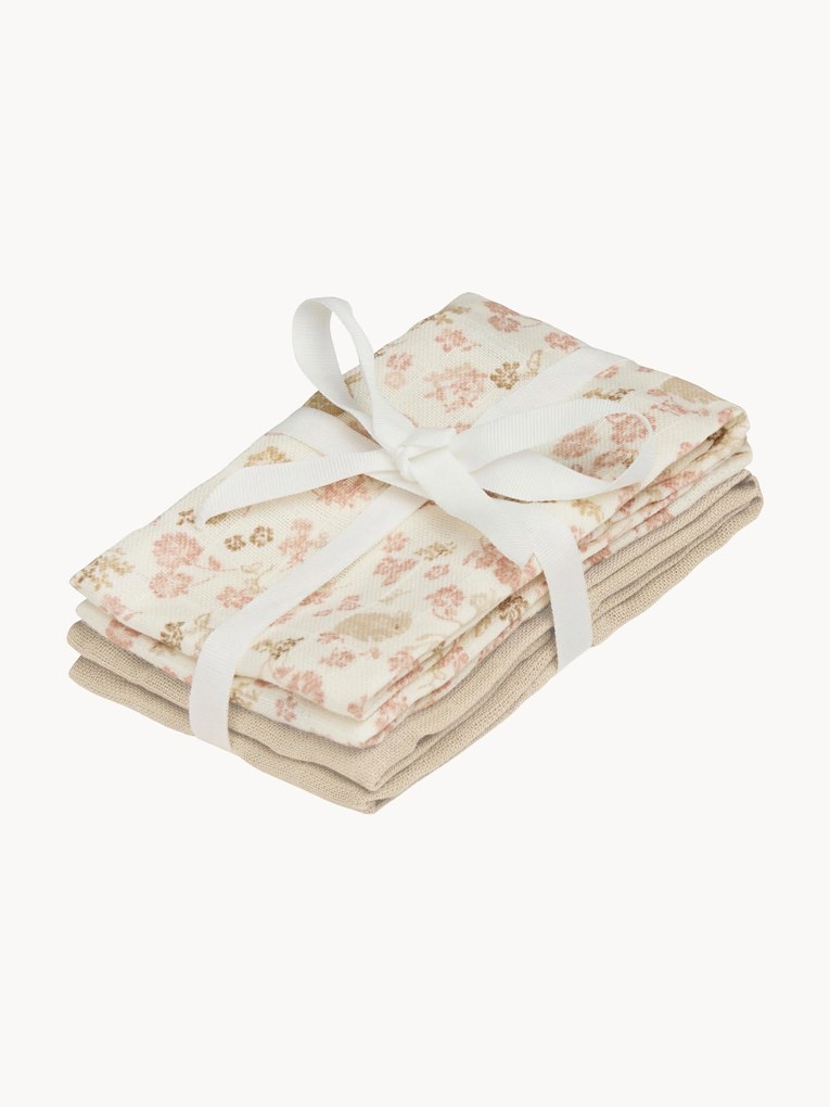 Babymousseline doekjes Augusta van biokatoen, set van 4