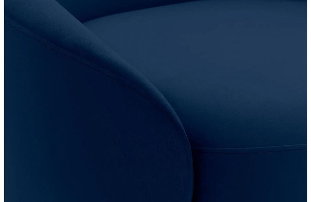 Goossens Bank Ragnar blauw, stof, 3,5-zits, modern design