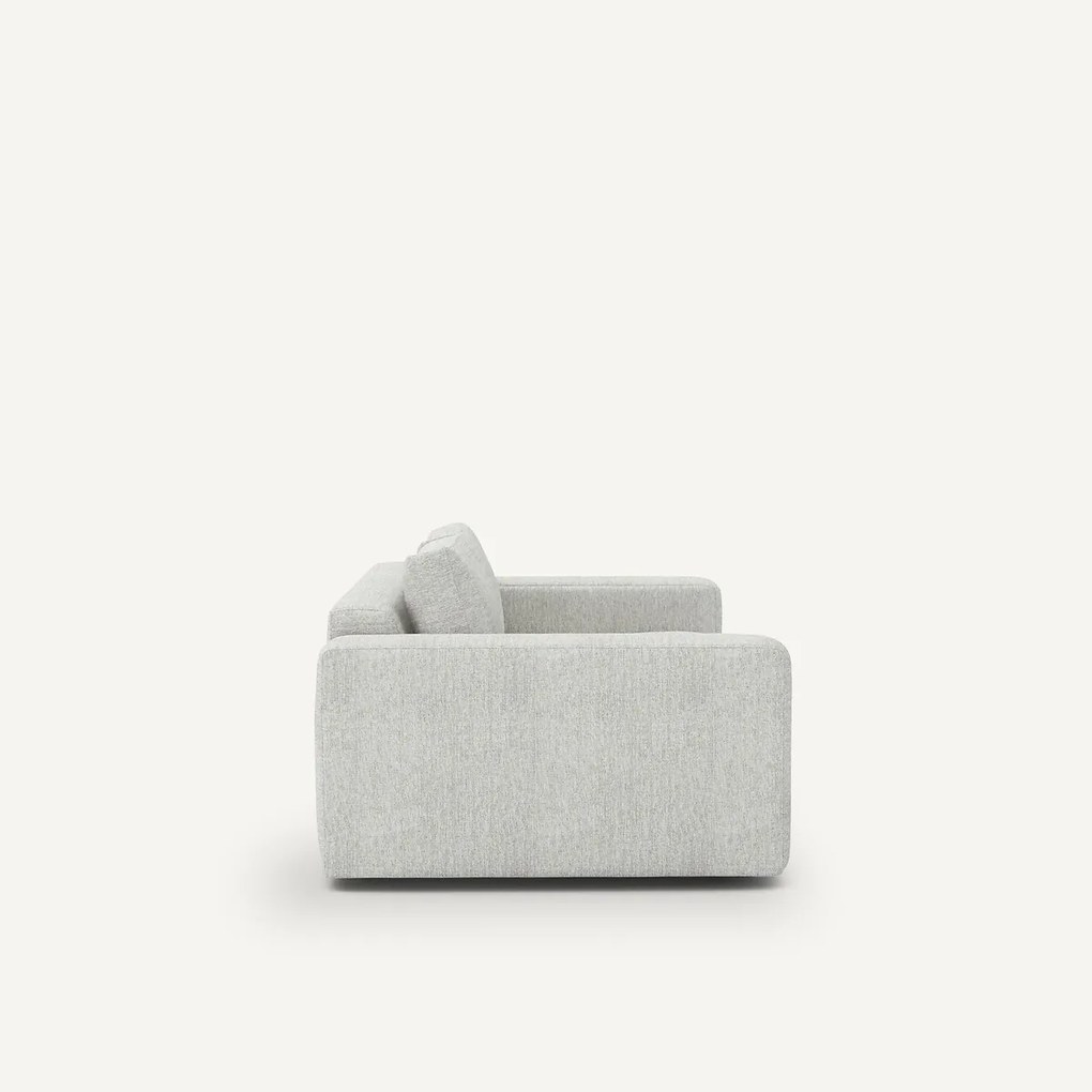 Compacte 3-zitsbank in gevlekt canvas, Skander