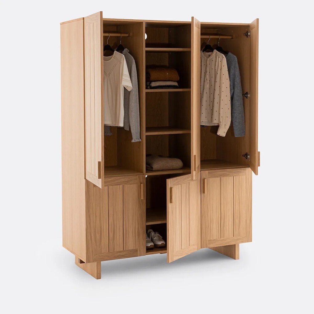 Kledingkast, 6 deuren, Lanko