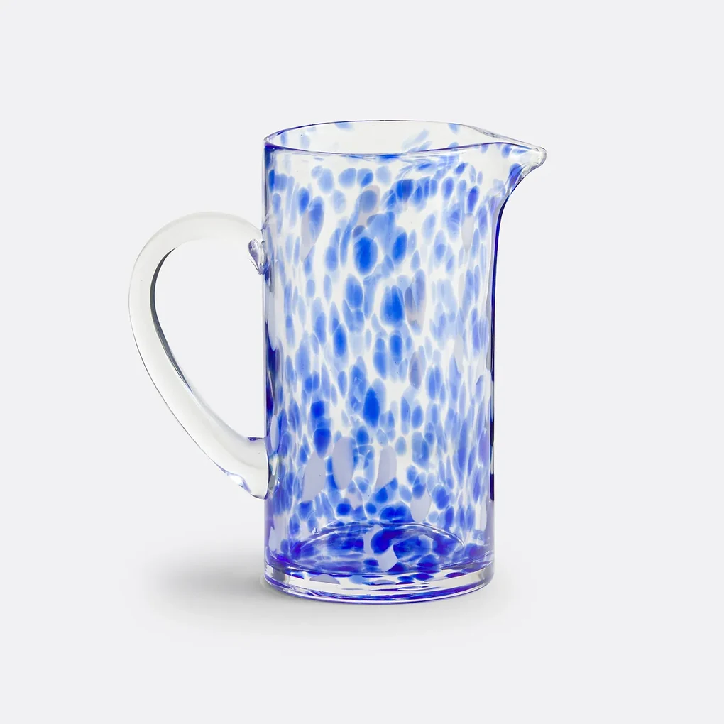 Karaf in gespikkeld glas, Dotio