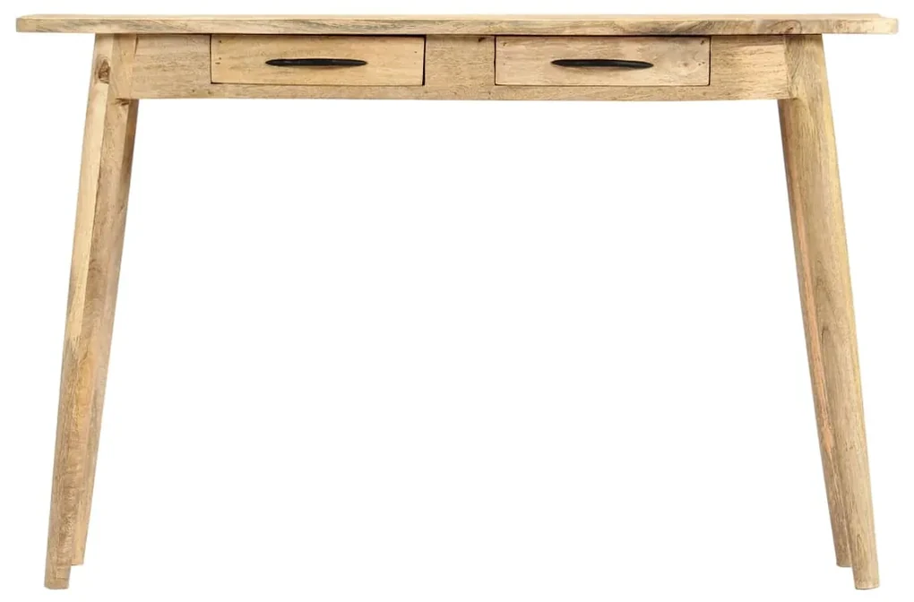 vidaXL Wandtafel 115x40x75 cm massief ruw mangohout
