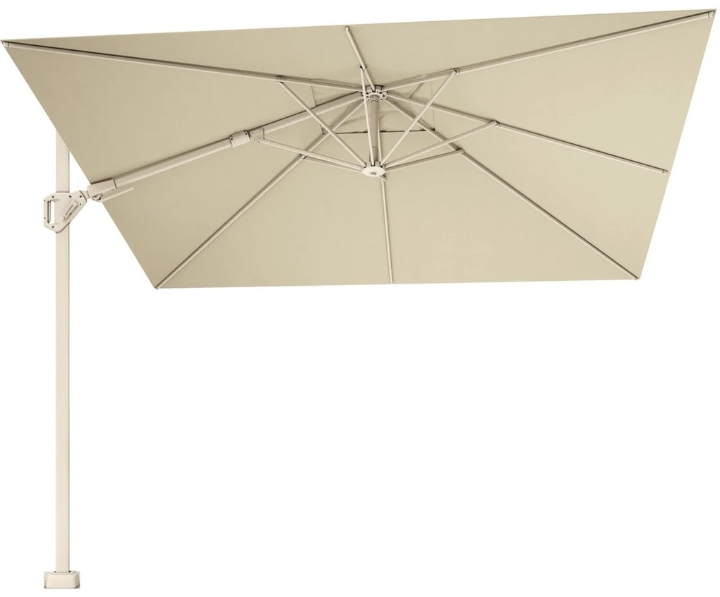 Challenger T2 premium parasol 300x300 cm sandstone champagne