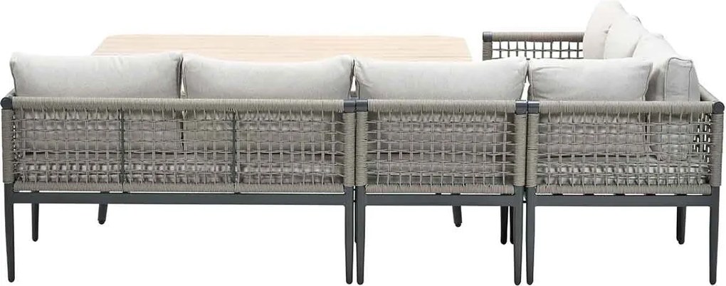 Garden Impressions Burela lounge dining set 6-delig links - taupe