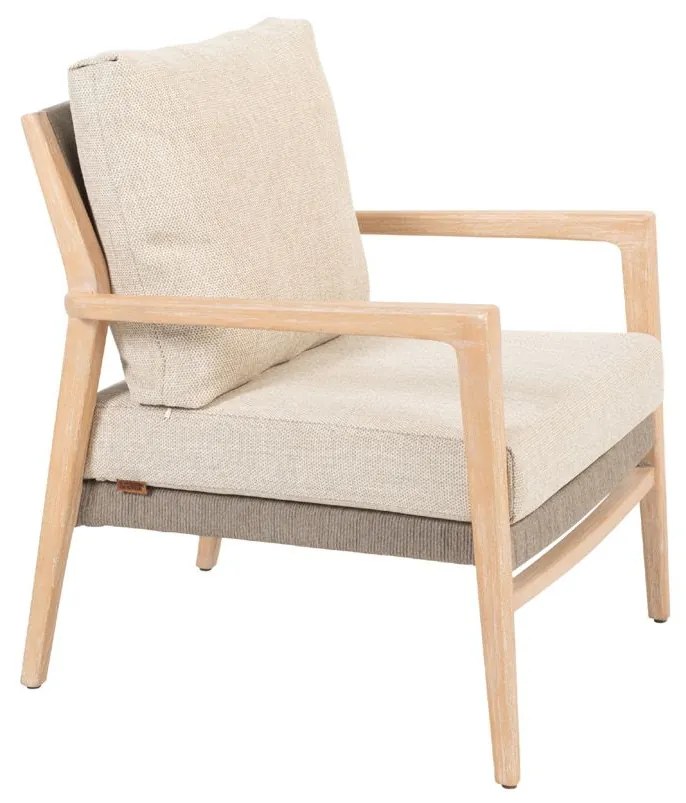 4 Seasons Outdoor Julia low dining chair3 Tuinstoel beige weerbestendig