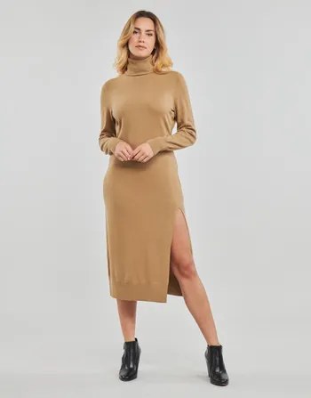 Lange Jurk Beige MICHAEL Michael Kors  EASY TNK SLIT MIDI