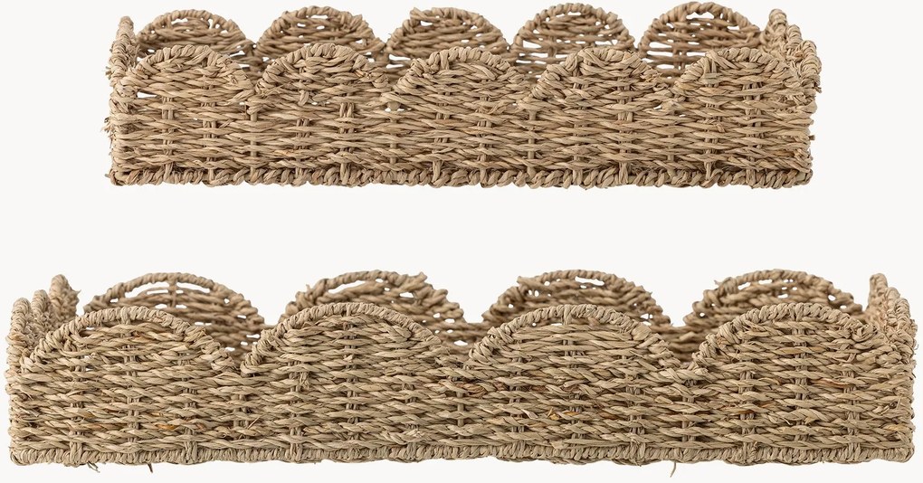 Handgemaakte dienbladen Brea, 2-delig