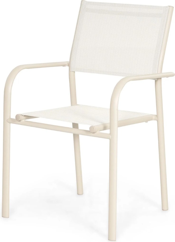 Tuinset 4 personen 909 cm Aluminium Taupe Presto Brentino/Creta