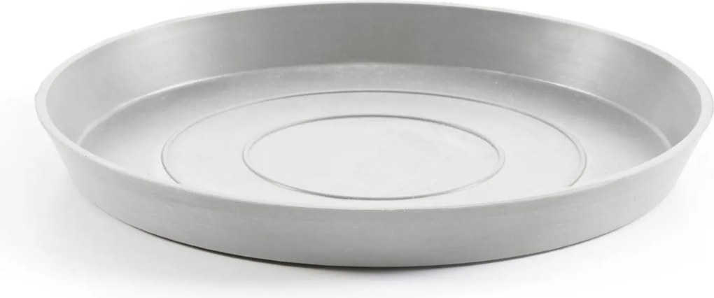 Ecopots onderschotel met waterreservoir- Rond - White Grey - Diameter 36,5 x H3,5 cm
