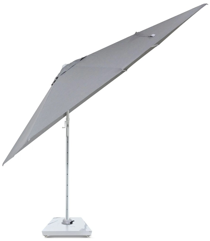 Zweefparasol  3x3m S2 Excellent (excl. voet) Grijs-antraciet Camello Luna